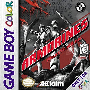 Armorines: Project S.W.A.R.M - Game Boy Color Cover & Box Art