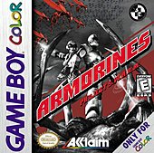 Armorines: Project S.W.A.R.M - Game Boy Color Cover & Box Art