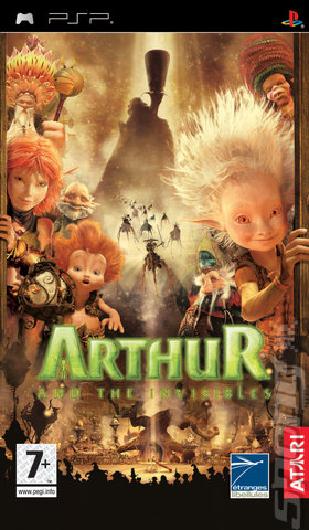Arthur and the Invisibles - PSP Cover & Box Art