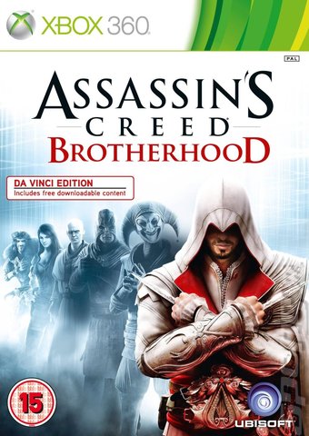 Assassin's Creed Brotherhood: The Da Vinci Edition - Xbox 360 Cover & Box Art