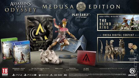 Assassin's Creed: Odyssey - PS4 Cover & Box Art