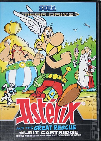 Asterix and the Great Rescue - Sega Megadrive Cover & Box Art