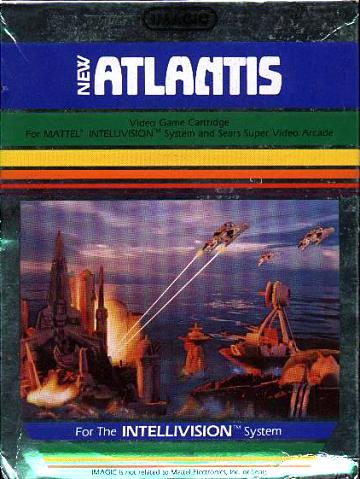 Atlantis - Intellivision Cover & Box Art