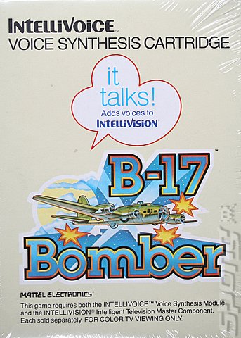 B-17 Bomber - Intellivision Cover & Box Art
