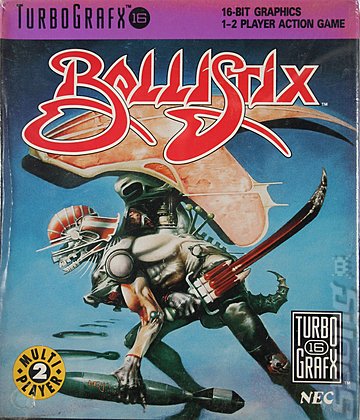 Ballistix - NEC PC Engine Cover & Box Art