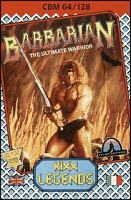 Barbarian: The Ultimate Warrior - C64 Cover & Box Art