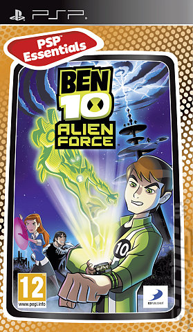 Ben 10: Alien Force - PSP Cover & Box Art