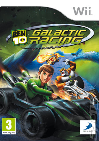 Ben 10 Galactic Racing - Wii Cover & Box Art