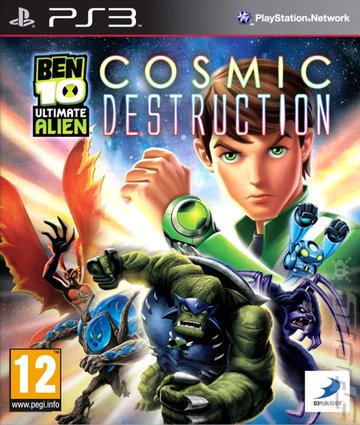 Ben 10 Ultimate Alien: Cosmic Destruction - PS3 Cover & Box Art