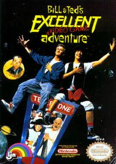 Bill and Ted's Excellent Adventure - NES Cover & Box Art