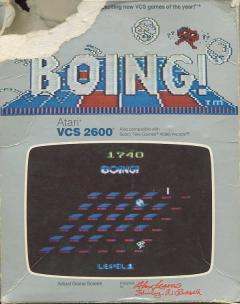Boing! - Atari 2600/VCS Cover & Box Art