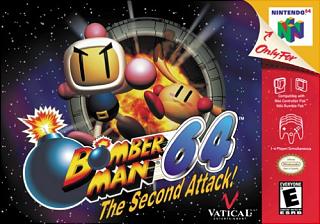 Bomberman 64: The Second Attack - N64 Cover & Box Art