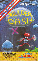 Boulder Dash - Spectrum 48K Cover & Box Art
