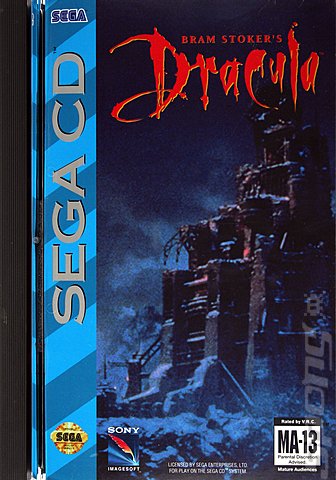 Bram Stoker's Dracula - Sega MegaCD Cover & Box Art