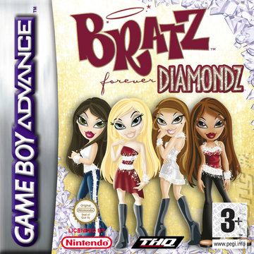 Bratz: Forever Diamondz - GBA Cover & Box Art