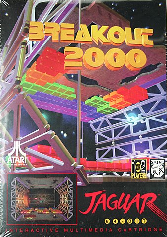 Breakout 2000 - Jaguar Cover & Box Art
