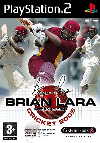Brian Lara International Cricket 2005 - PS2 Cover & Box Art