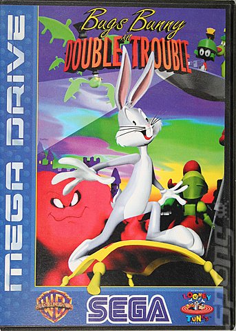 Bugs Bunny in Double Trouble - Sega Megadrive Cover & Box Art