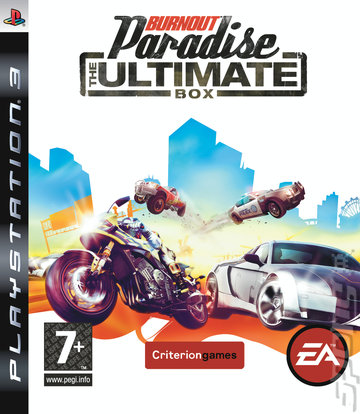 Burnout Paradise: The Ultimate Box - PS3 Cover & Box Art