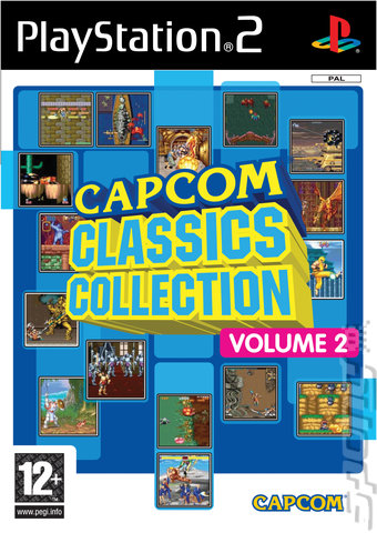 Capcom Classics Collection Volume 2 - PS2 Cover & Box Art