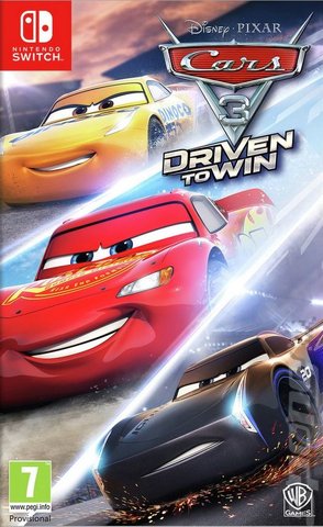Cars 3: Driven to Win - Switch Cover & Box Art