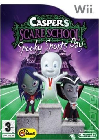 Casper's Scare School: Spooky Sports Day - Wii Cover & Box Art
