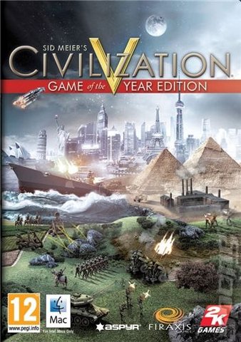 Civilization V: Game of the Year Edition - Mac Cover & Box Art