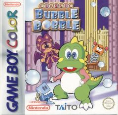 Classic Bubble Bobble - Game Boy Color Cover & Box Art