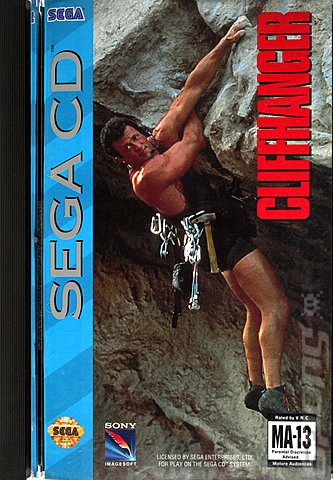 Cliffhanger - Sega MegaCD Cover & Box Art
