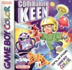 Commander Keen - Game Boy Color Cover & Box Art