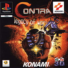 Contra: Legacy of War - PlayStation Cover & Box Art