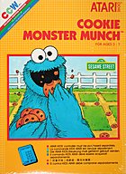 Cookie Monster Munch - Atari 2600/VCS Cover & Box Art