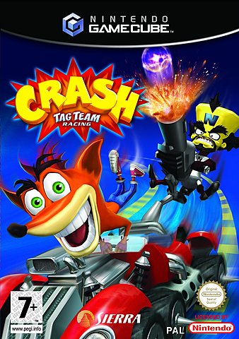 Crash Tag Team Racing - GameCube Cover & Box Art