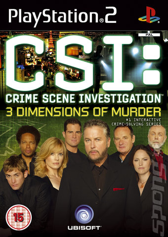CSI: 3 Dimensions of Murder - PS2 Cover & Box Art