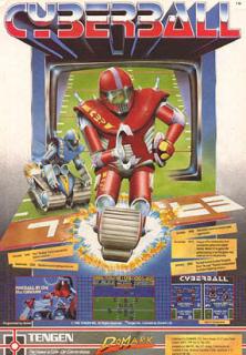 Cyberball: Football in the 21st century - C64 Cover & Box Art