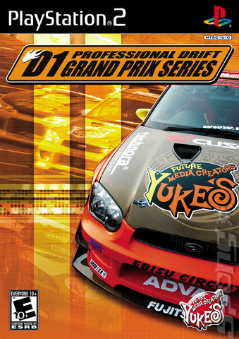 D1 Professional Drift Grand Prix Series - PS2 Cover & Box Art