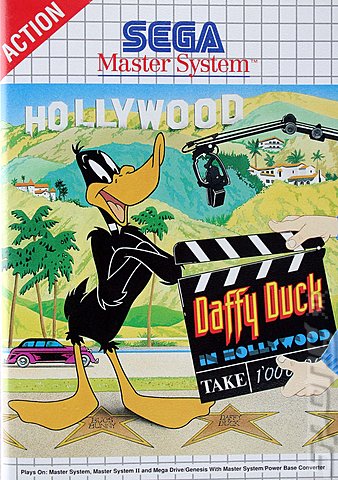 Daffy Duck in Hollywood - Sega Master System Cover & Box Art