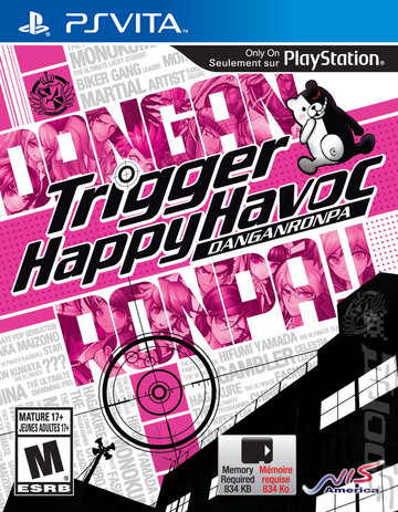 DanganRonpa: Trigger Happy Havoc - PSVita Cover & Box Art