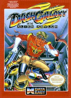 Dash Galaxy in Alien Asylum - NES Cover & Box Art