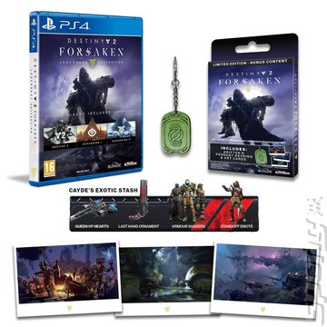 Destiny 2: The Forsaken - PS4 Cover & Box Art