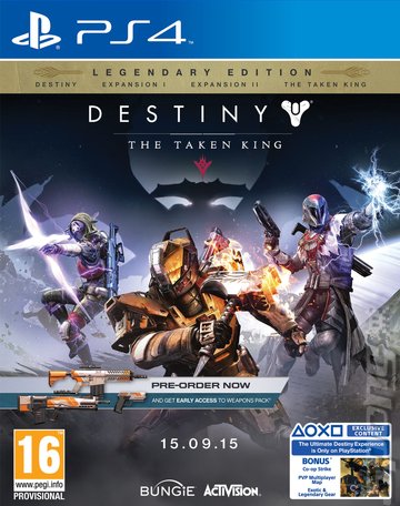 Destiny: The Taken King - PS4 Cover & Box Art