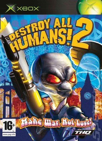 Destroy All Humans! 2 - Xbox Cover & Box Art