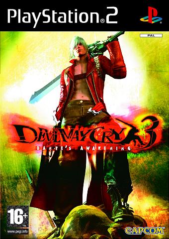 Devil May Cry 3: Dante's Awakening - PS2 Cover & Box Art