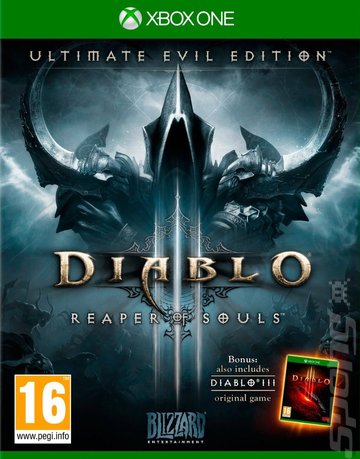 Diablo III: Reaper of Souls: Ultimate Evil Edition - Xbox One Cover & Box Art