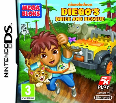 Diego's Build and Rescue - DS/DSi Cover & Box Art