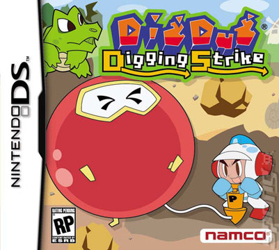 Dig Dug Digging Strike - DS/DSi Cover & Box Art
