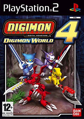 Digimon World 4 - PS2 Cover & Box Art