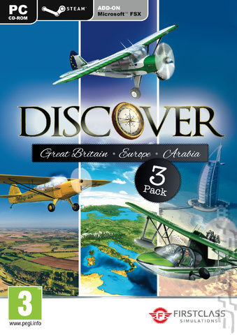 Discover: 3 Pack: Great Britain, Europe, Arabia - PC Cover & Box Art
