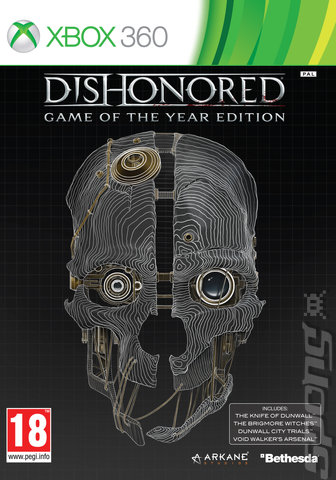 Dishonored: Game of the Year Edition - Xbox 360 Cover & Box Art