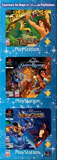 Disney Triple Pack (Tarzan/Aladdin/Emperor's New Groove) - PlayStation Cover & Box Art